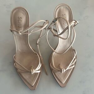 Schutz Beige Heels (never worn!)